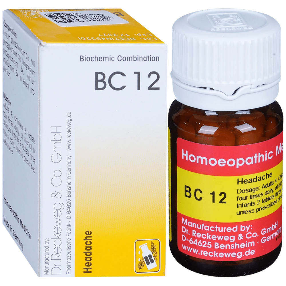 Dr. Reckeweg Bio-Combination 12 (BC 12) Tablet