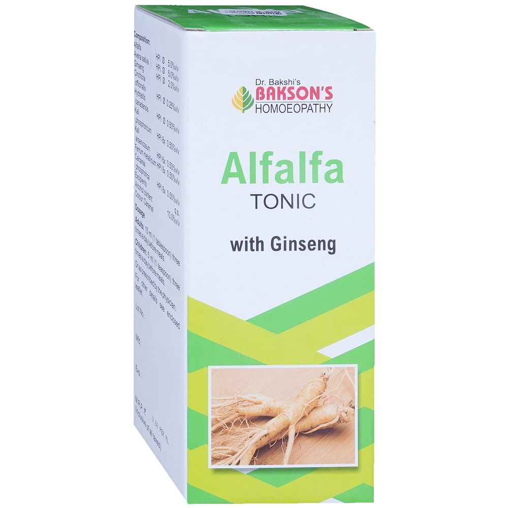 Bakson's Homeopathy Alfalfa Tonic with Ginseng