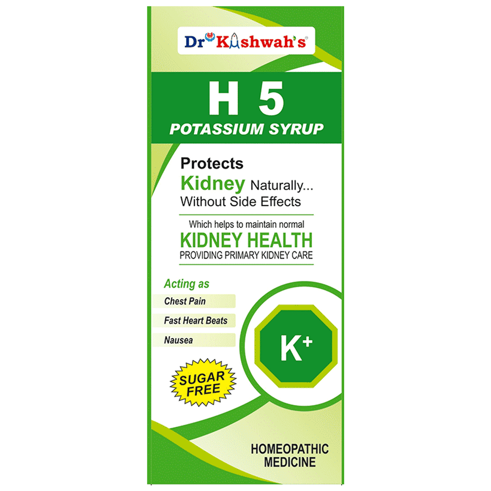 Dr Kushwah's H 5 Potassium Syrup Syrup Sugar Free