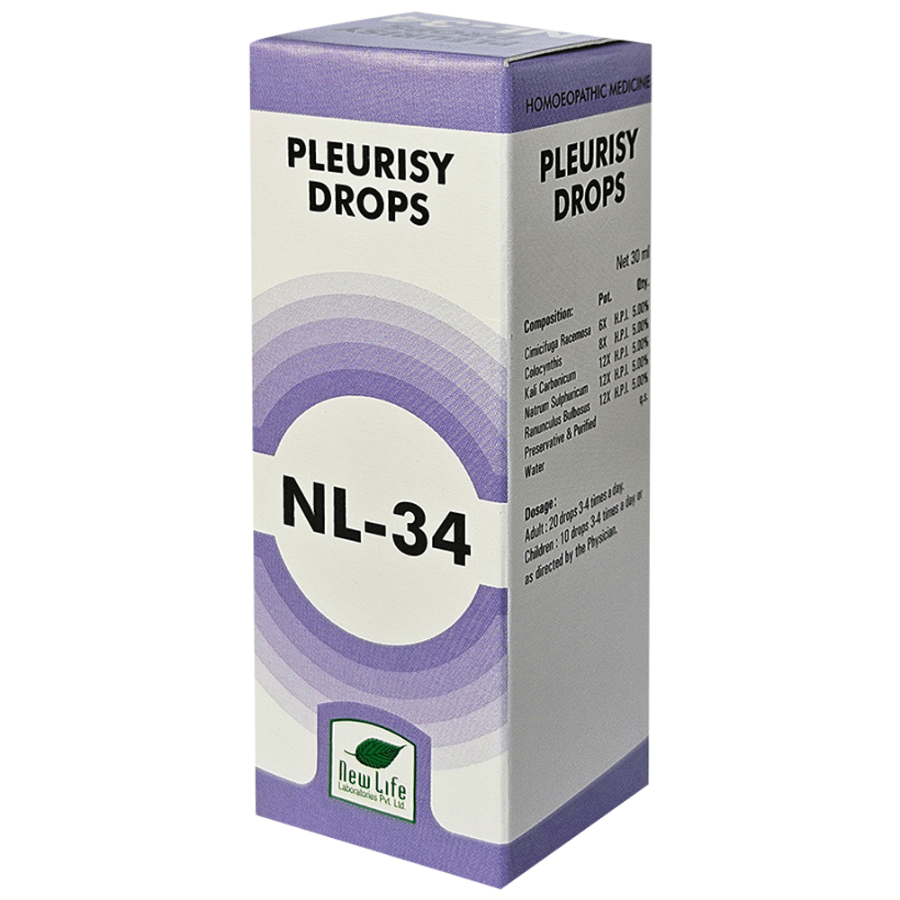 Dr Boricke NL 34 Pleurisy Drops