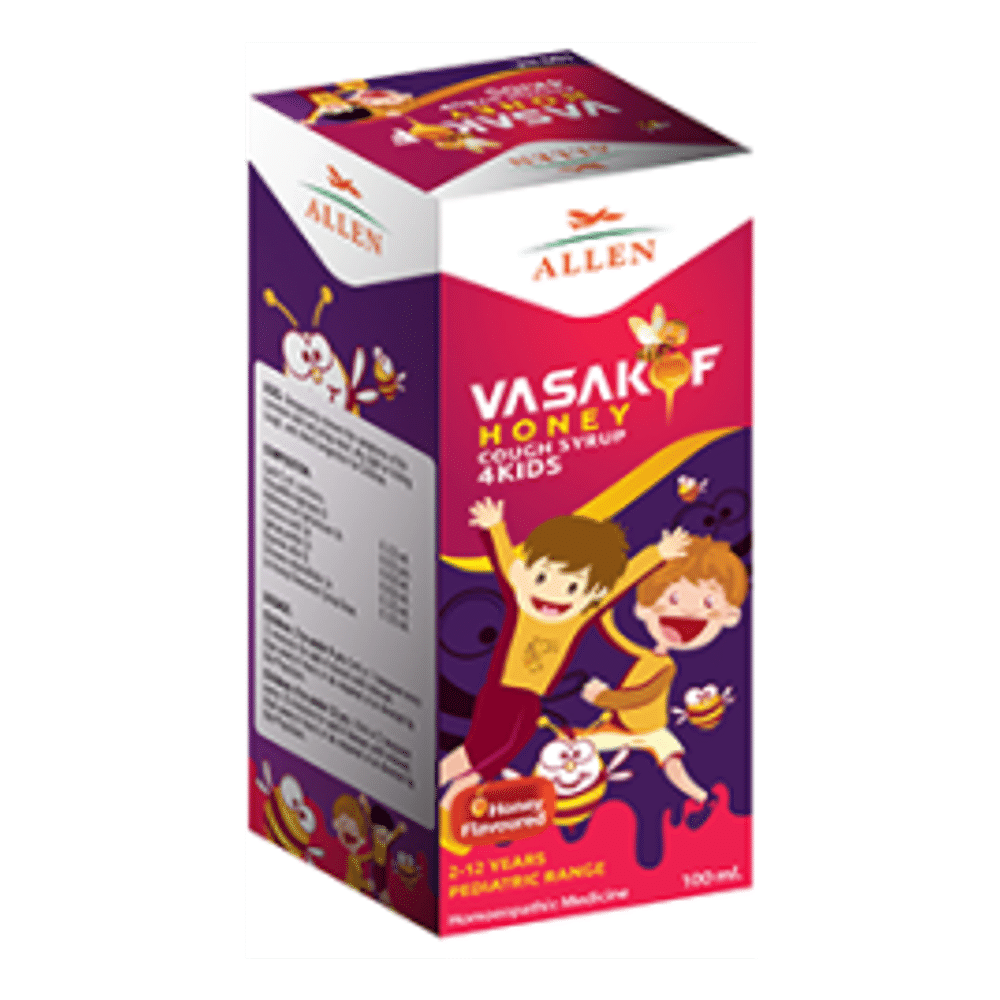 Allen Vasakof Honey Cough Syrup 4Kids