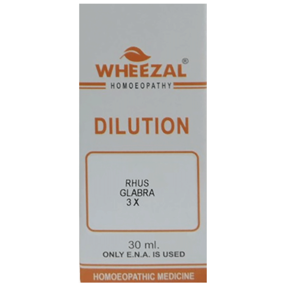 Wheezal Rhus Glabra Dilution 3X