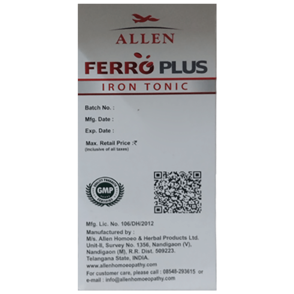 Allen Ferro Plus Iron Tonic