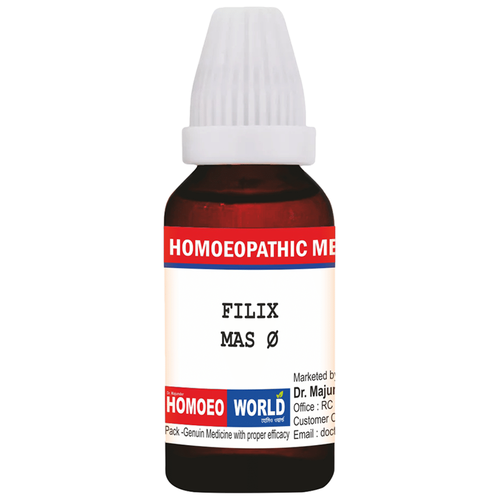 Dr. Majumder Homeo World Filix Mas Mother Tincture (30ml Each) Q