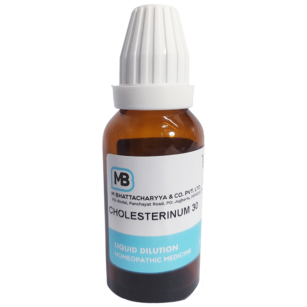 M Bhattacharyya & Co Pvt Ltd Cholesterinum Dilution 30