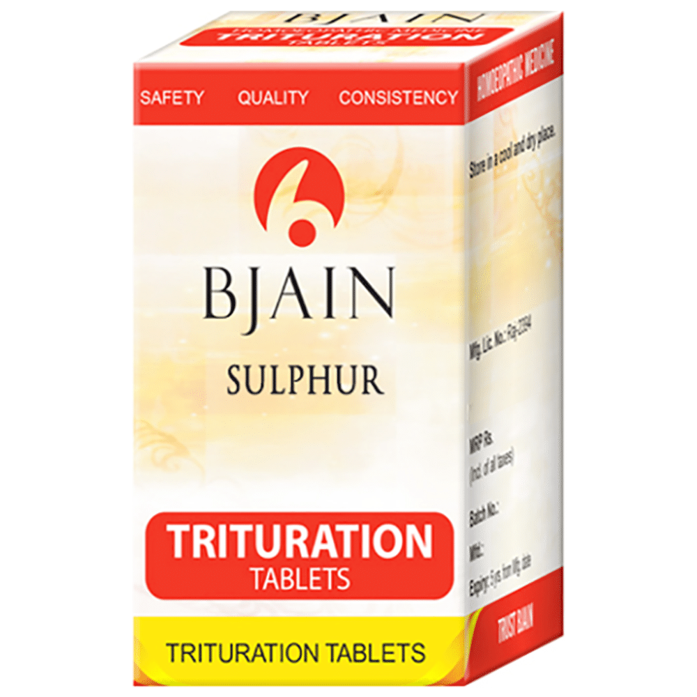 Bjain Sulphur Trituration Tablet 6X