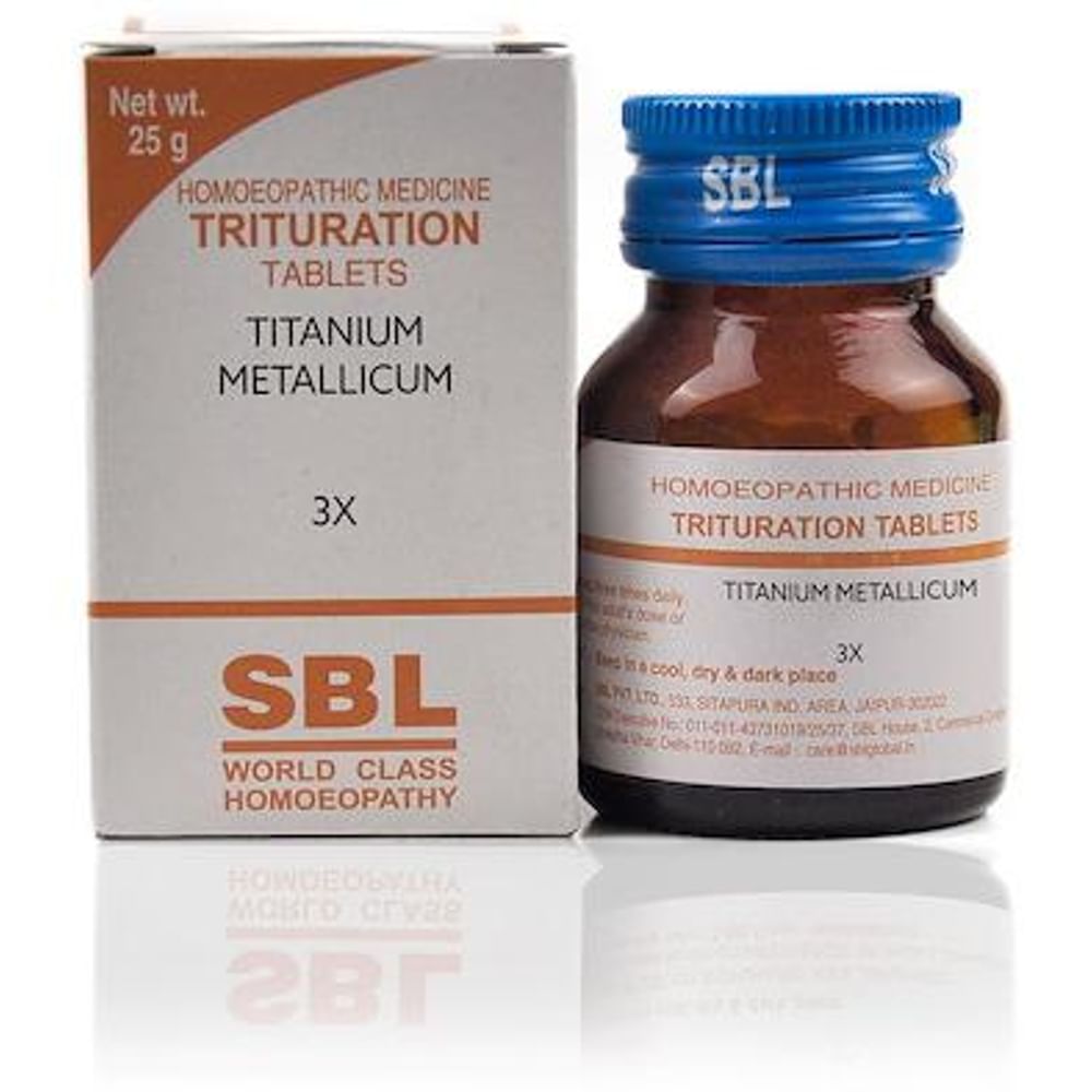 SBL Titanium Metallicum Trituration Tablet 3X