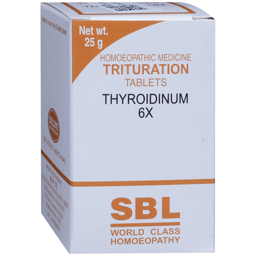 SBL Thyroidinum Trituration Tablet 6X