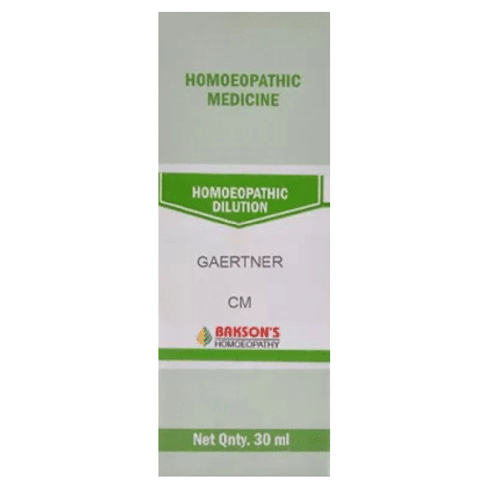 Bakson's Homeopathy Gaertner Dilution CM