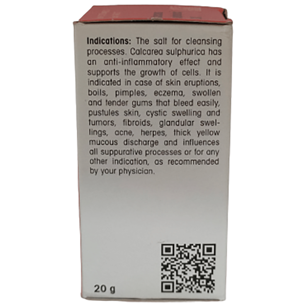 Dr. Reckeweg Calcarea Sulphurica Biochemic Tablet 12X