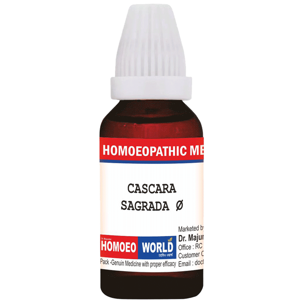 Dr. Majumder Homeo World Cascara Sagrada Mother Tincture (30ml Each) Q