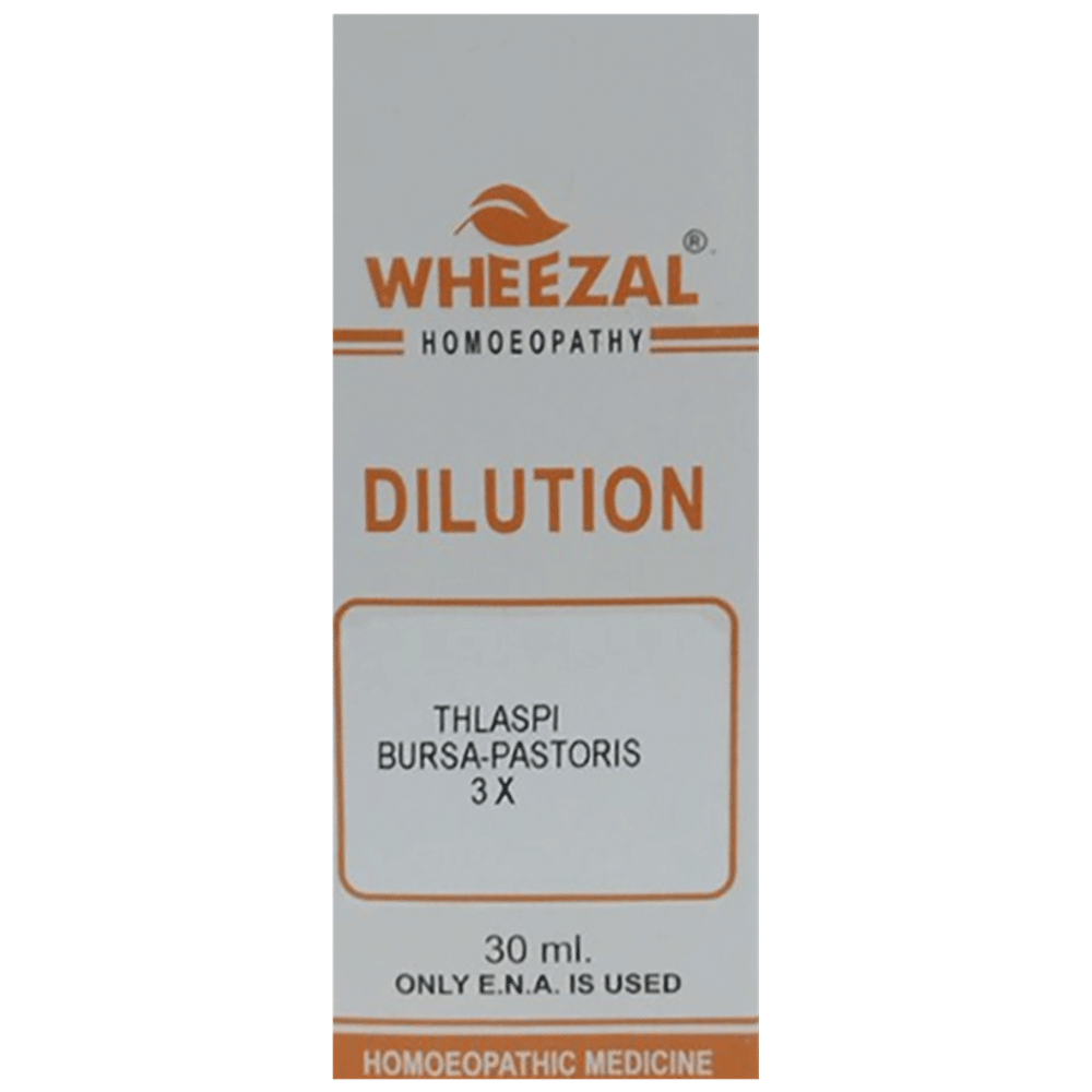 Wheezal Thalapsi Bursa Pastoris Dilution 3X