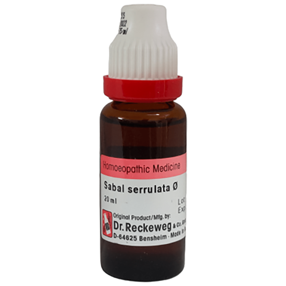 Dr Reckeweg &Co.gmbH Sabal Serrulata Mother Tincture Q