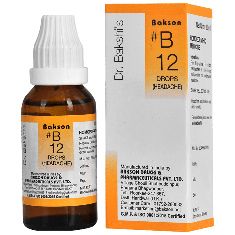 Bakson B12 Headache Drop