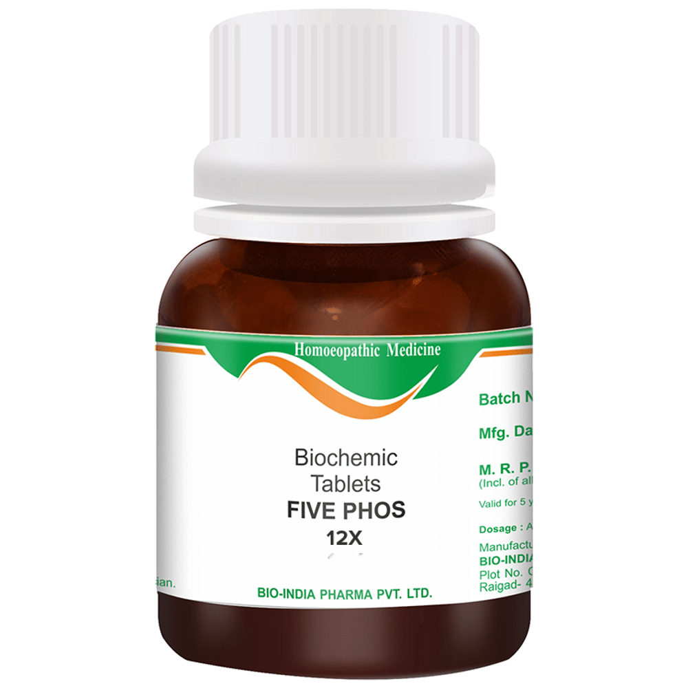 Bio India Five Phos Biochemic Tablet 12X