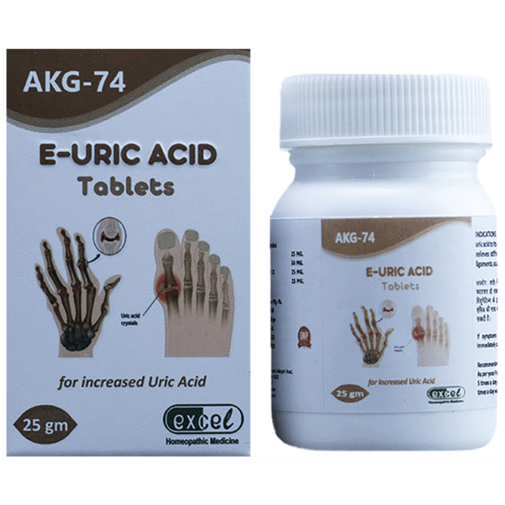 Excel AKG 74 E-Uric Acid Tablet