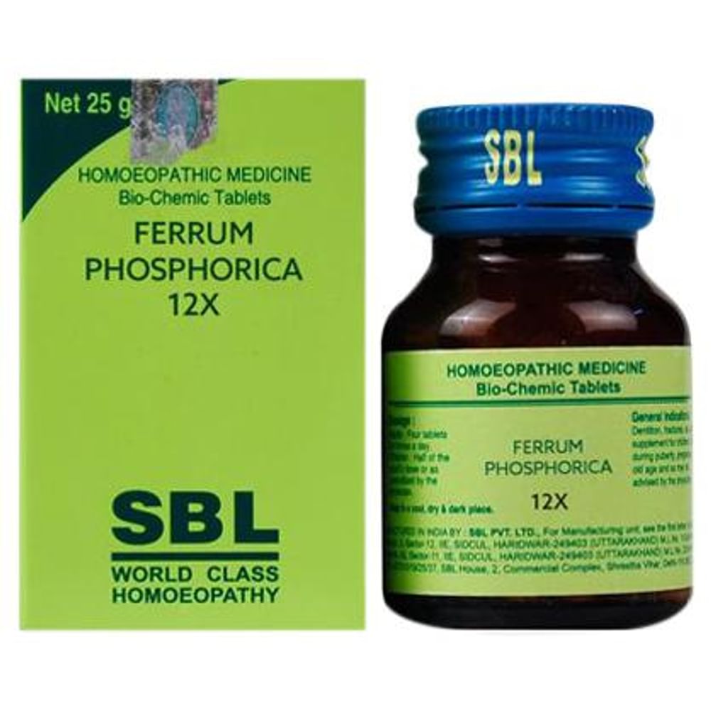 SBL Ferrum Phosphoricum Biochemic Tablet 12X