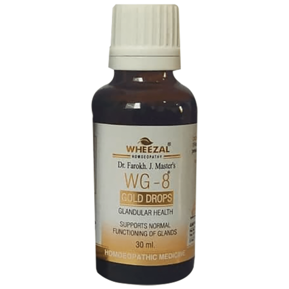 Wheezal WG8 Glandular Health Gold Drop