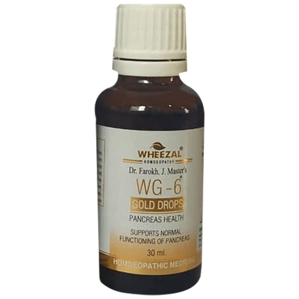 Wheezal WG6 Pancreas Health Gold Drop