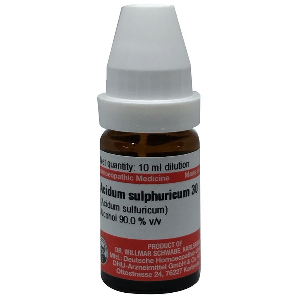 Dr Willmar Schwabe Germany Acidum Sulphuricum Dilution 30