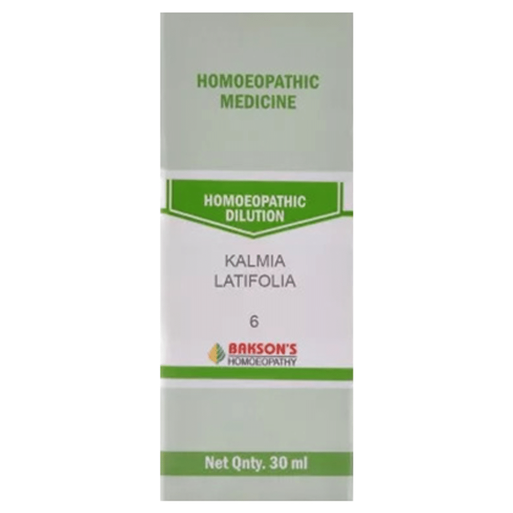 Bakson's Homeopathy Kalmia Latifolia Dilution 6 CH