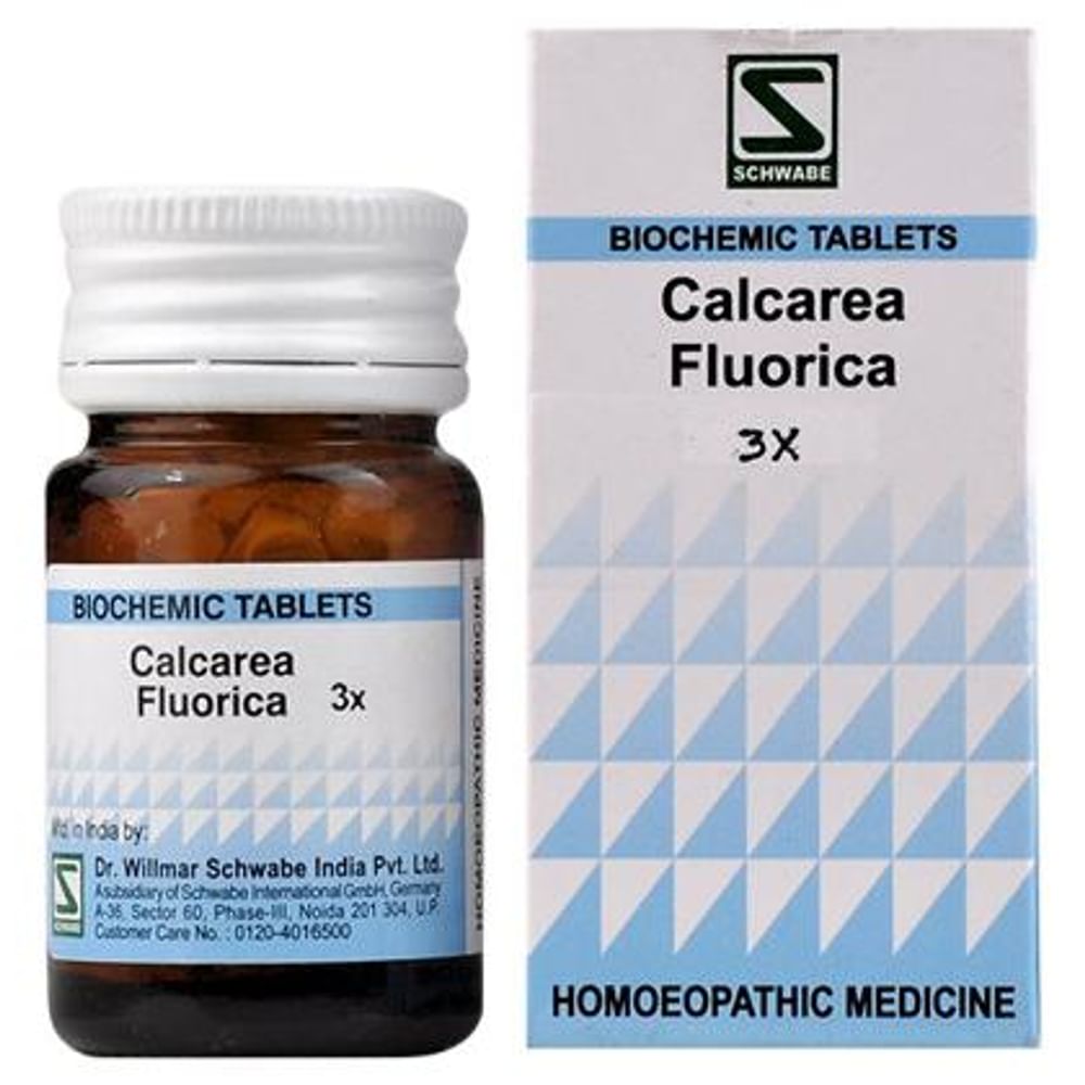 Dr Willmar Schwabe India Calcarea Fluorica Biochemic Tablet 3X