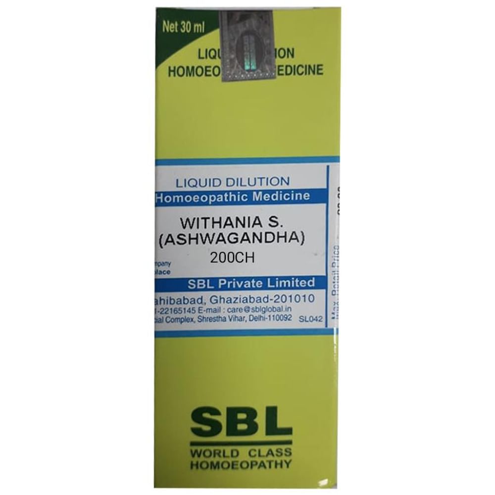 SBL Withania S (Ashwagandha) Dilution 200 CH