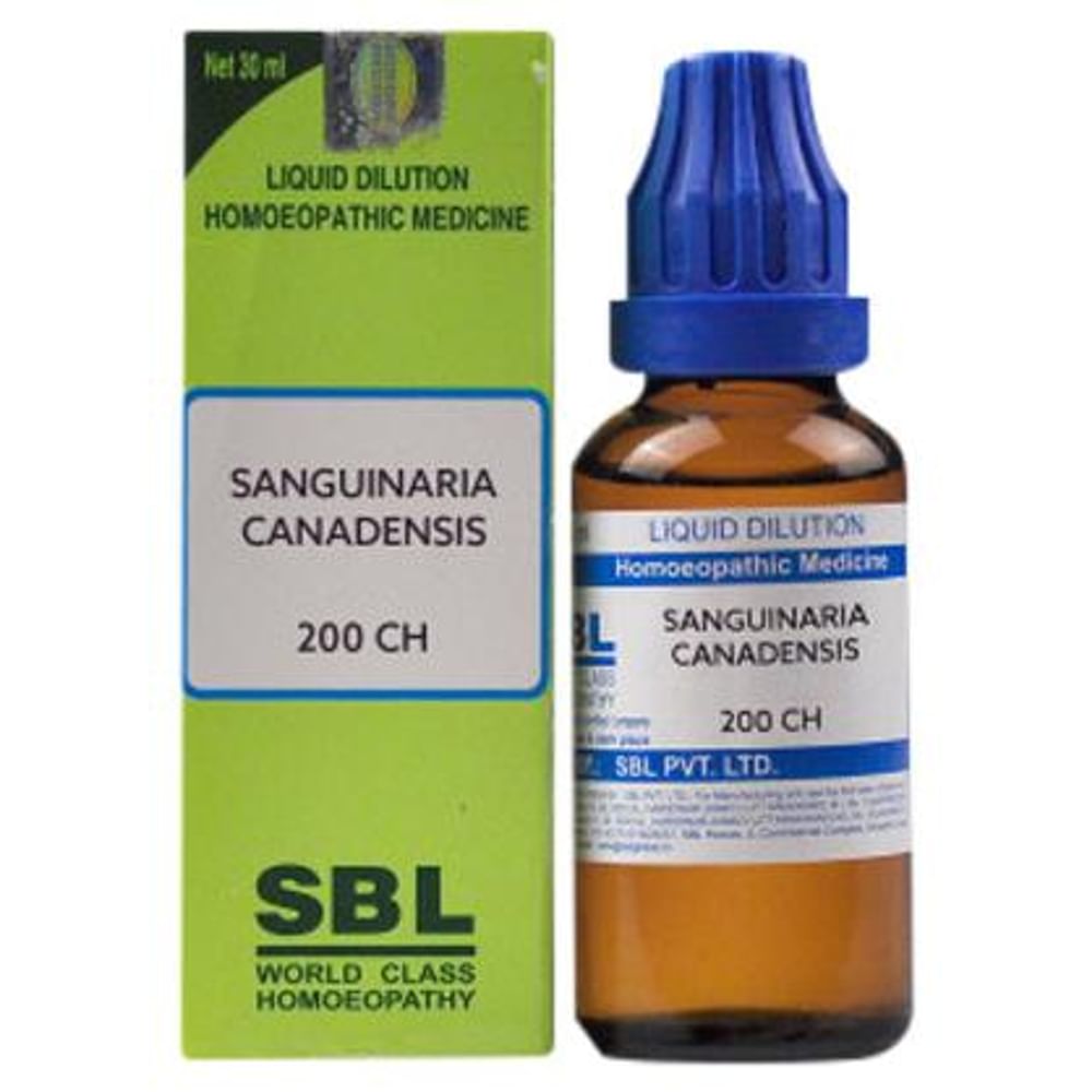 SBL Sanguinaria Canadensis Dilution 200 CH