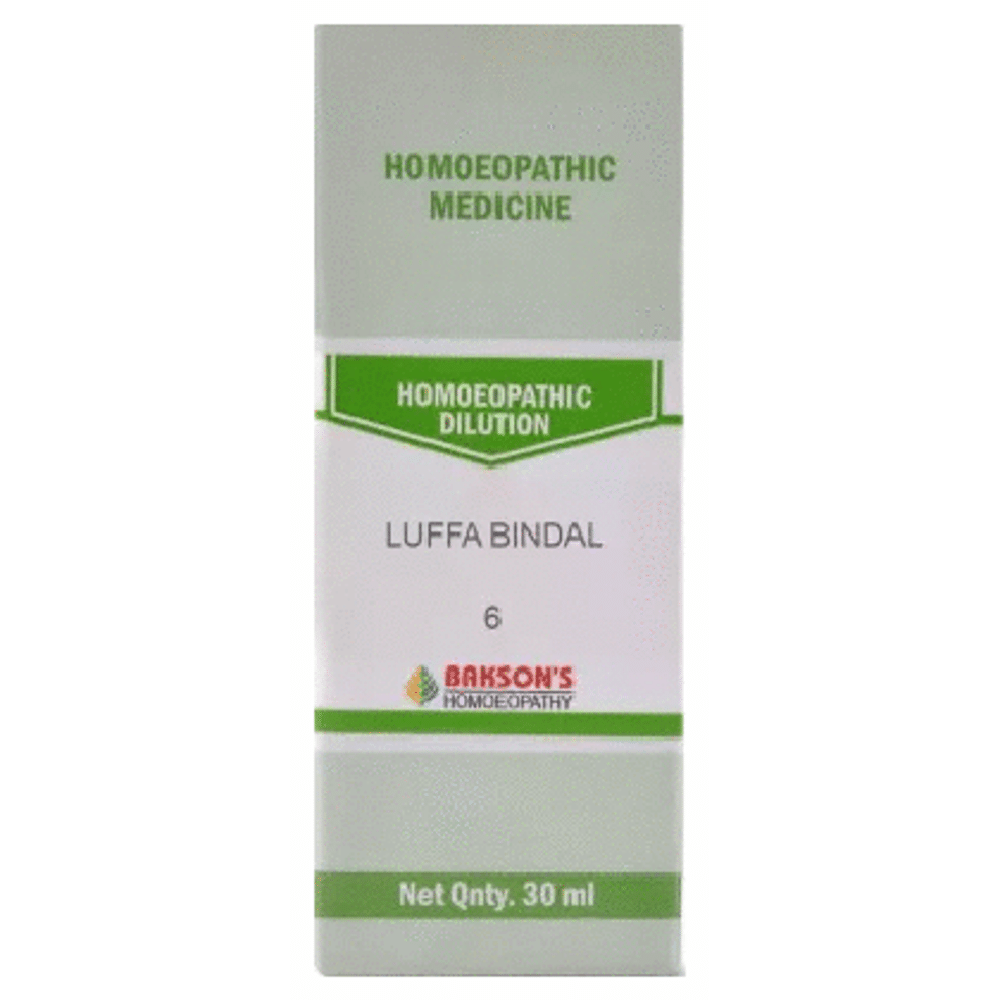 Bakson's Homeopathy Luffa Bindal Dilution 6 CH