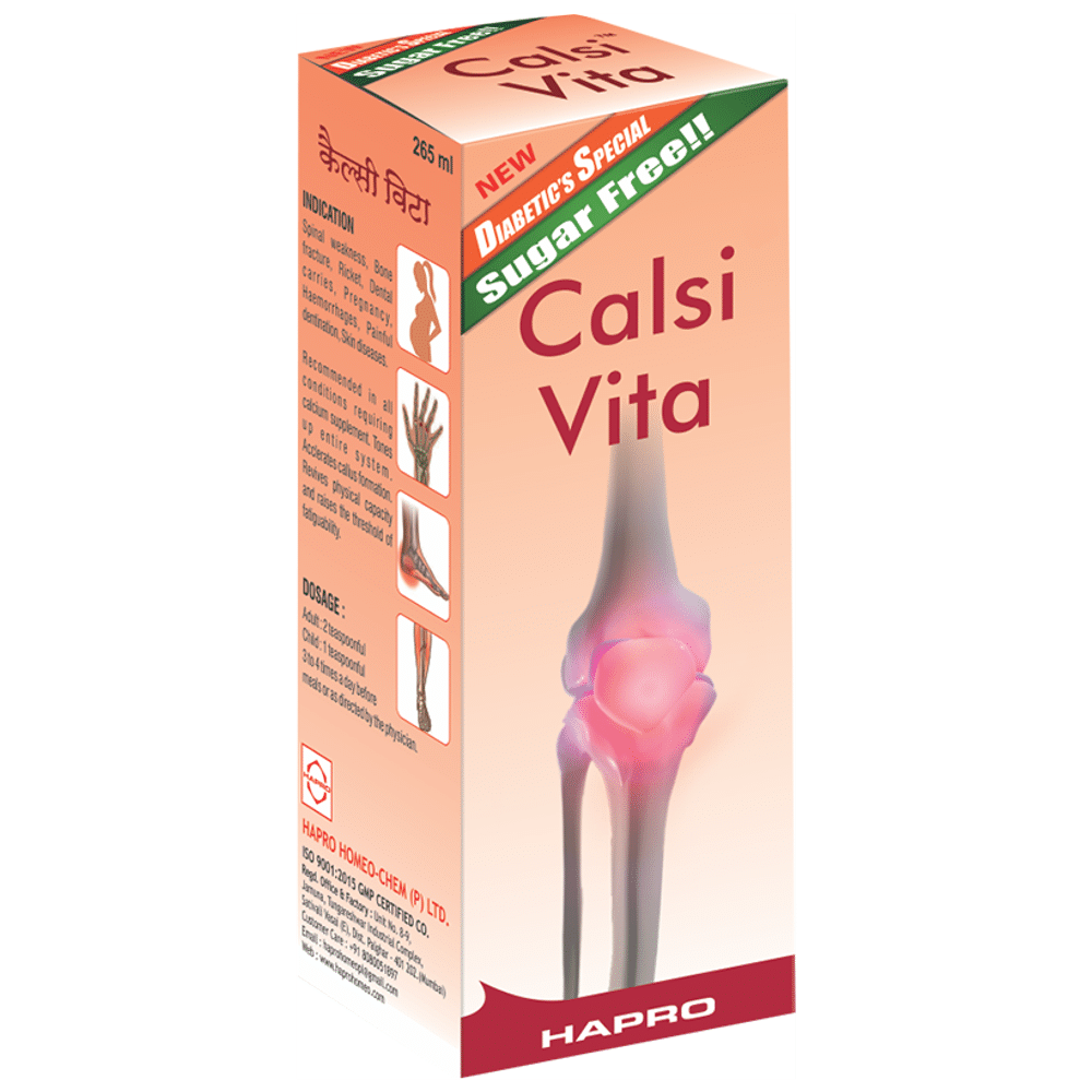 Hapro Calsi Vita Syrup Sugar Free