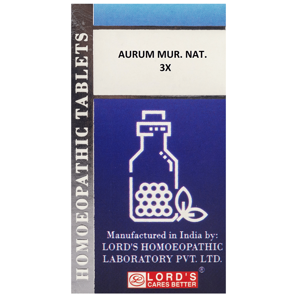 Lord's Aurum Mur Nat Trituration Tablet 3X