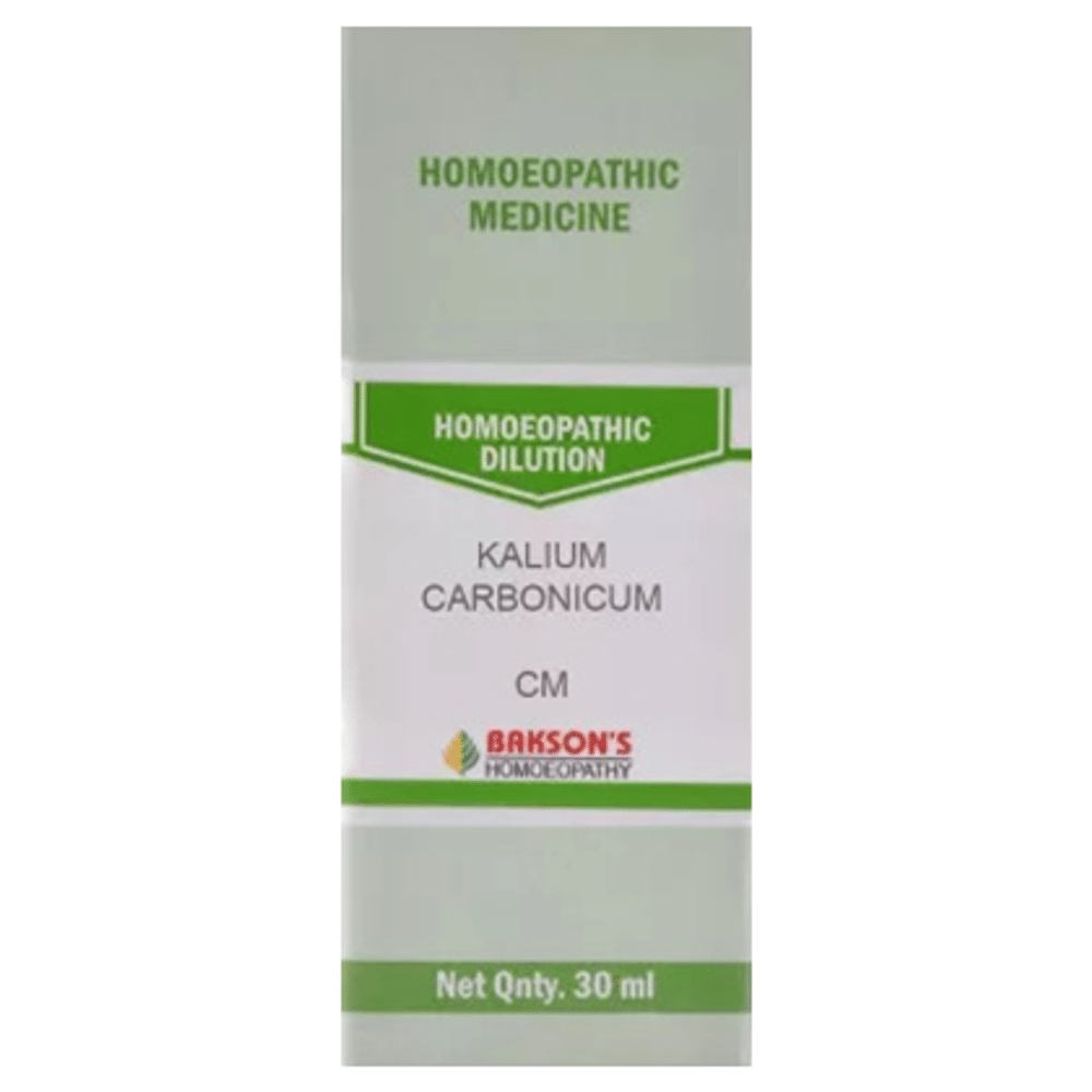 Bakson's Homeopathy Kalium Carbonicum Dilution CM