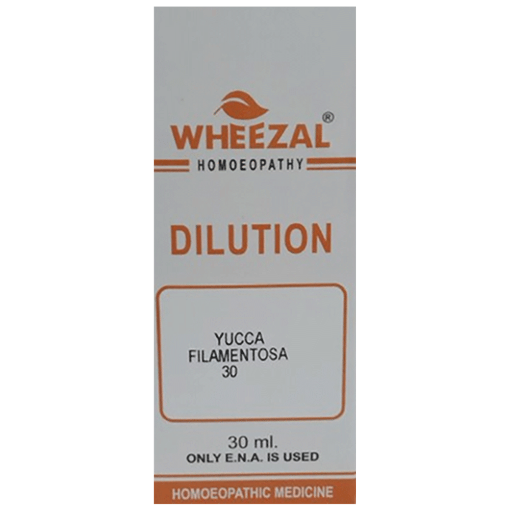 Wheezal Yucca Filamentosa Dilution 30