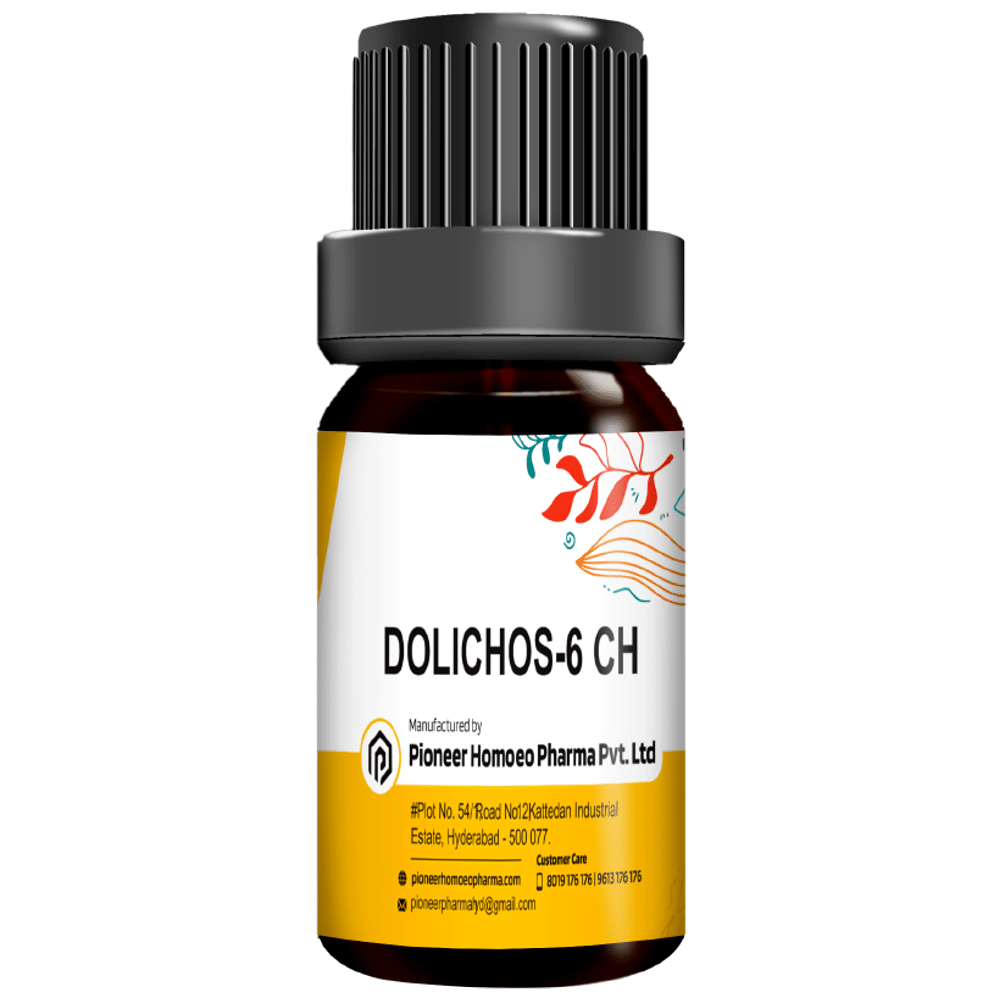 Pioneer Pharma Dolichos Globules Pellets Multidose Pills 6 CH