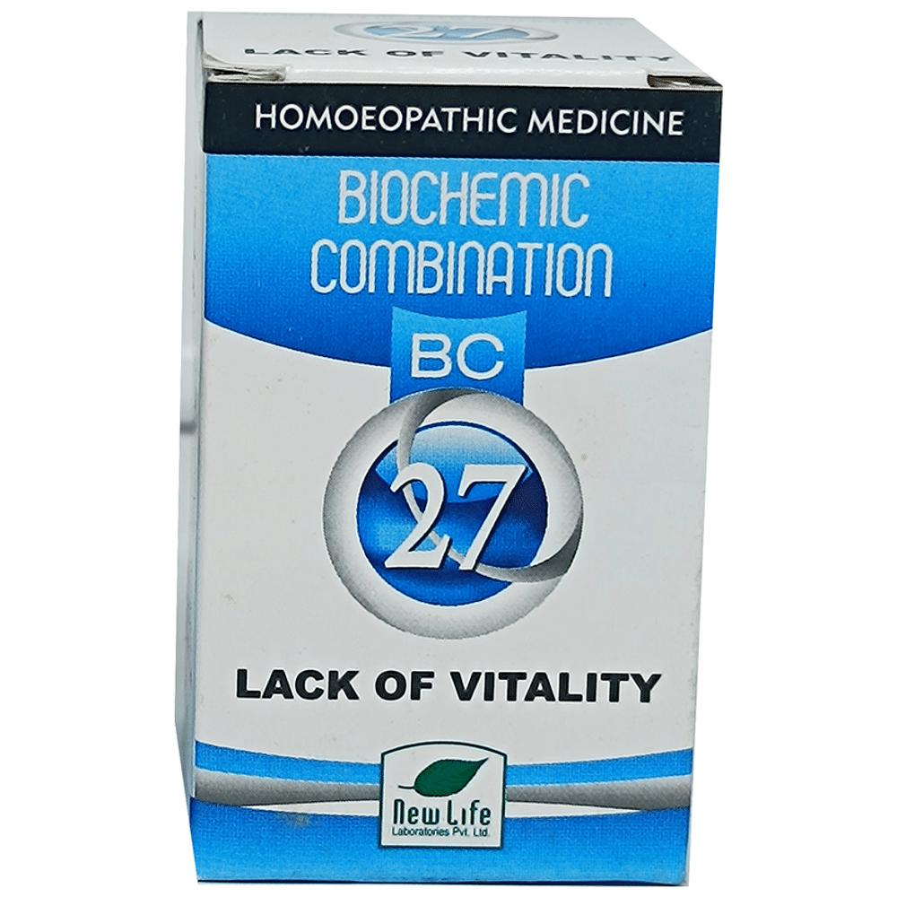 New Life Bio Combination No. 27 Lack Of Vitality