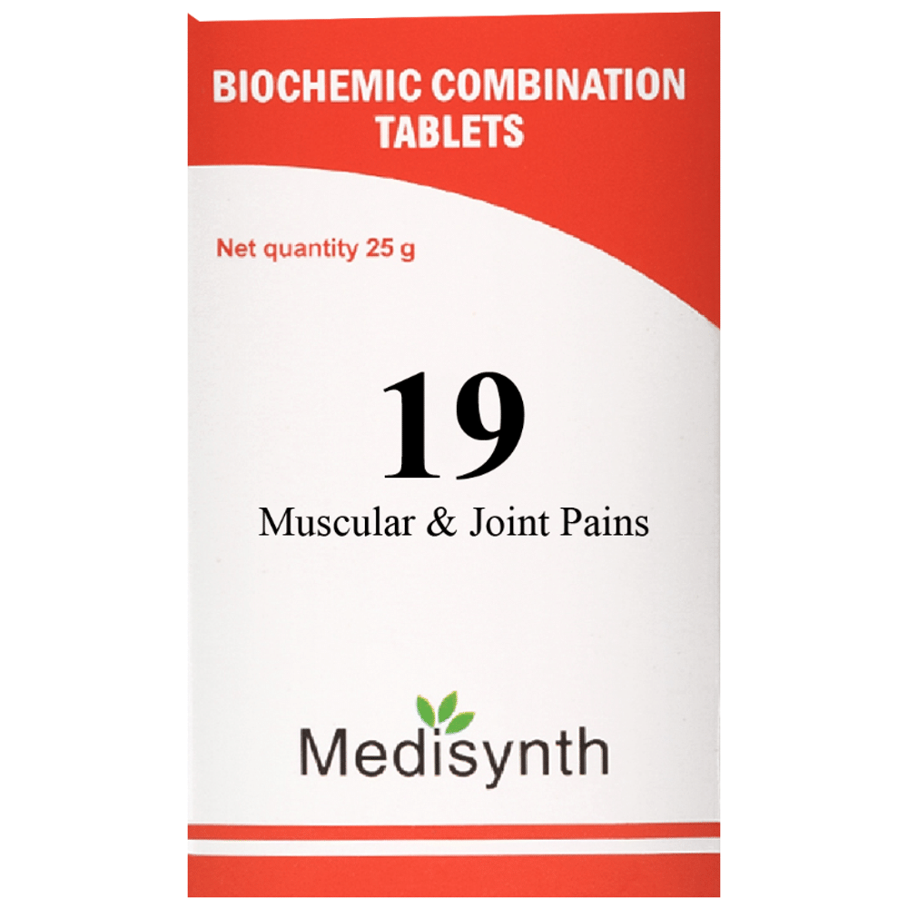 Medisynth Bio-chemic Combination No.19 Muscular & Joint Pains