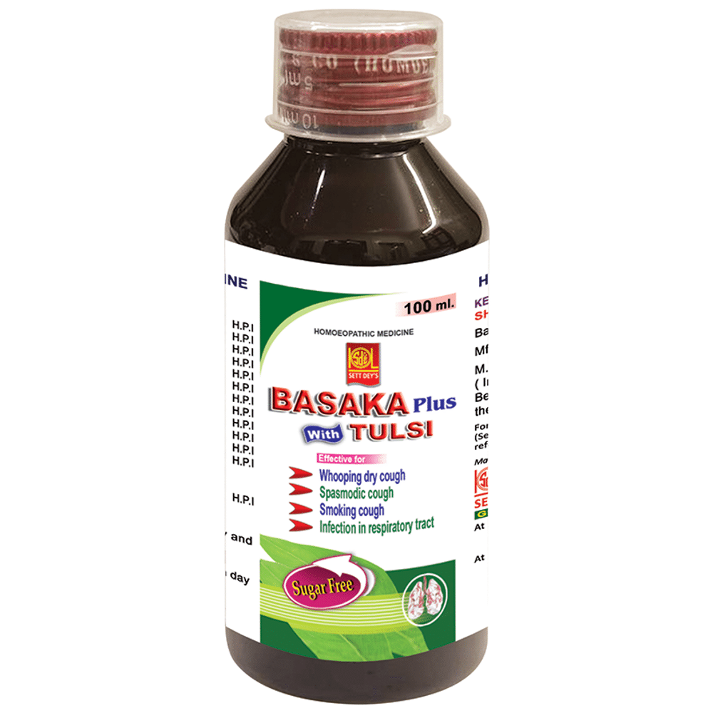 Sett Dey Basaka With Tulsi Sugar Free Cough Syrup