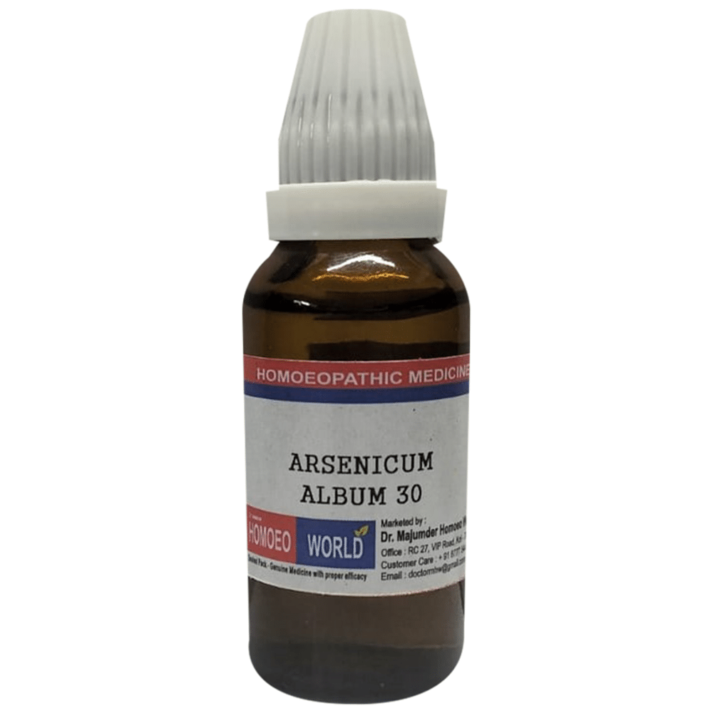 Dr. Majumder Homeo World Arsenicum Album Dilution 30 (30ml Each)