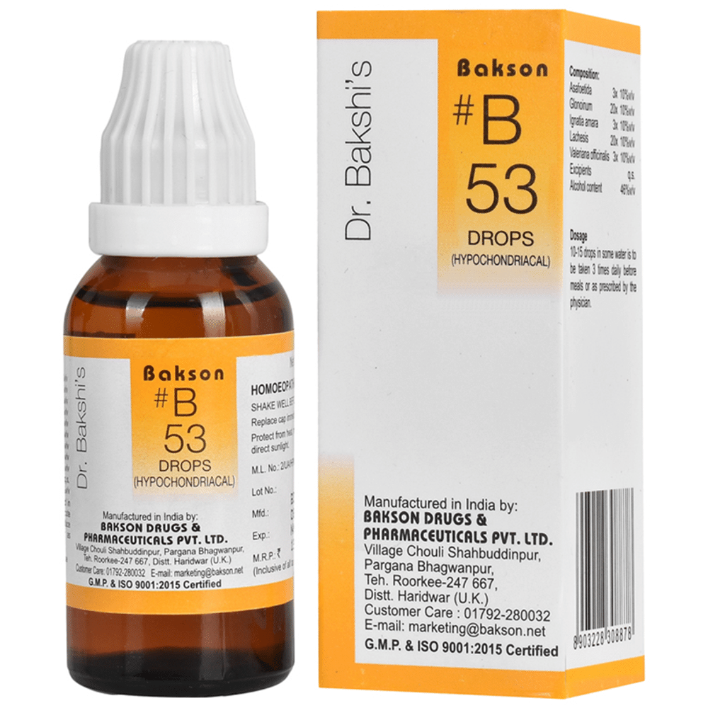 Bakson B53 Hypochondriacal Drop