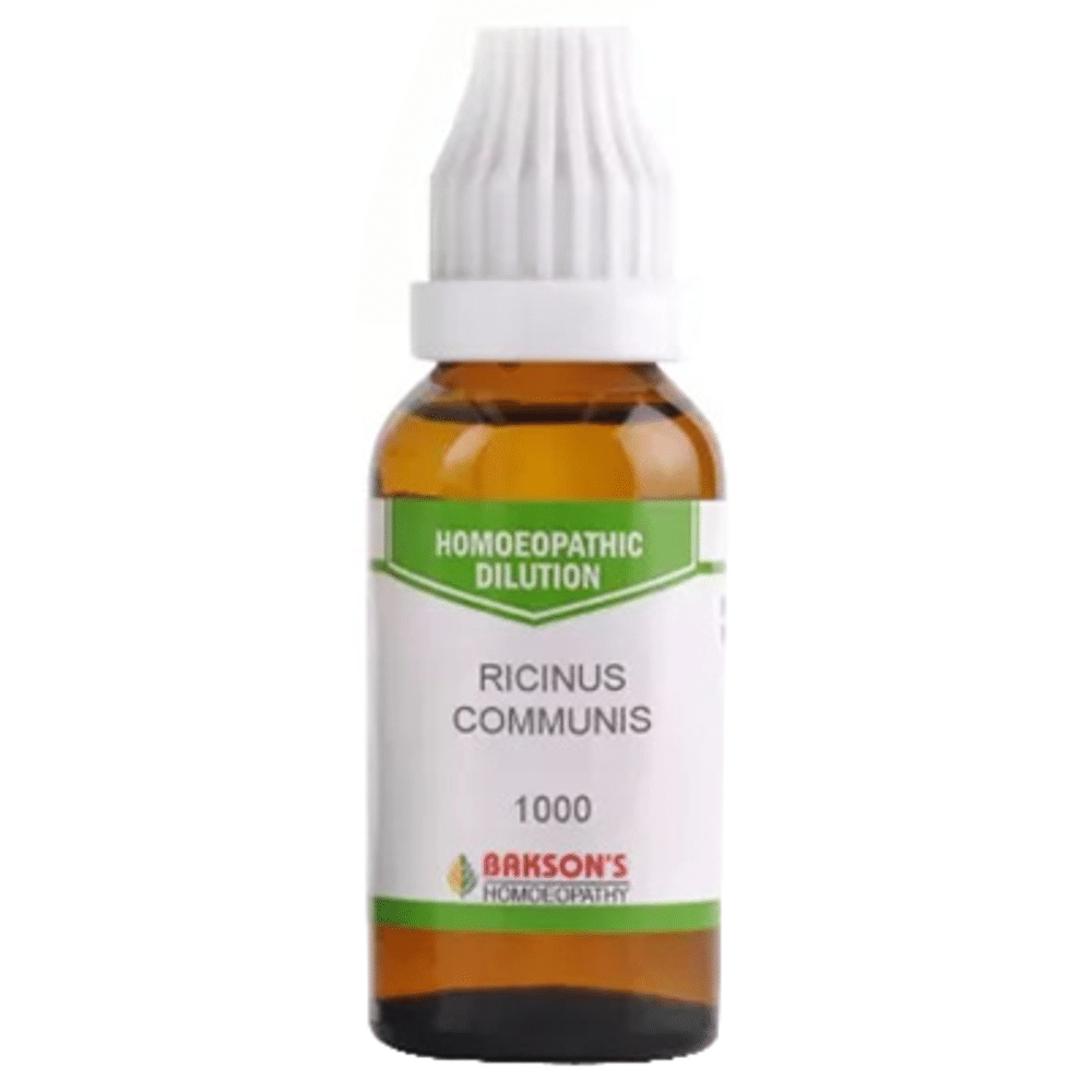 Bakson's Homeopathy Ricinus Communis Dilution 1000 CH