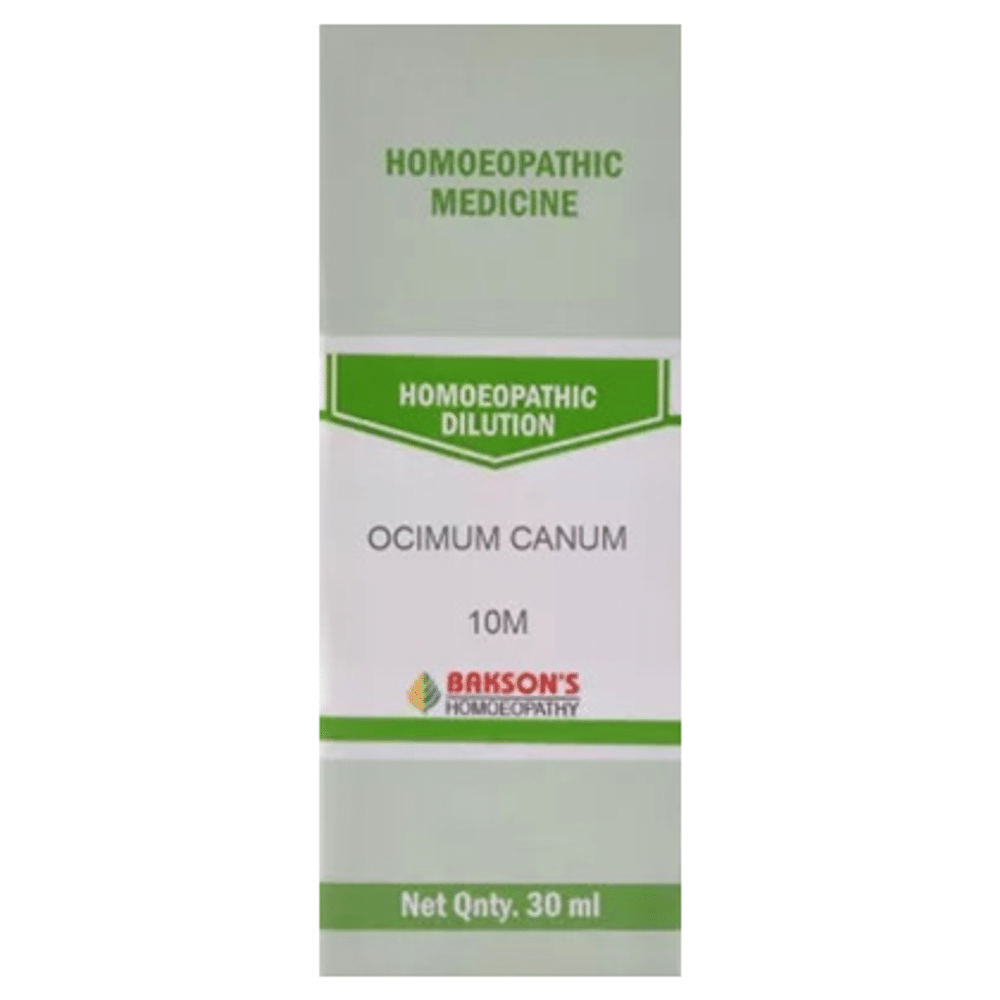 Bakson's Homeopathy Ocimum Canum Dilution 10M