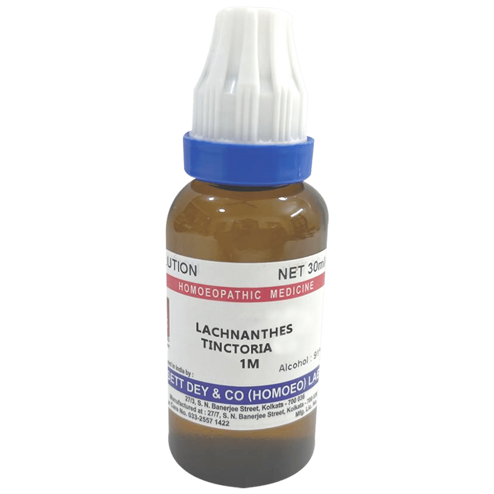 Sett Dey Lachnanthes Tinctoria Dilution 1M