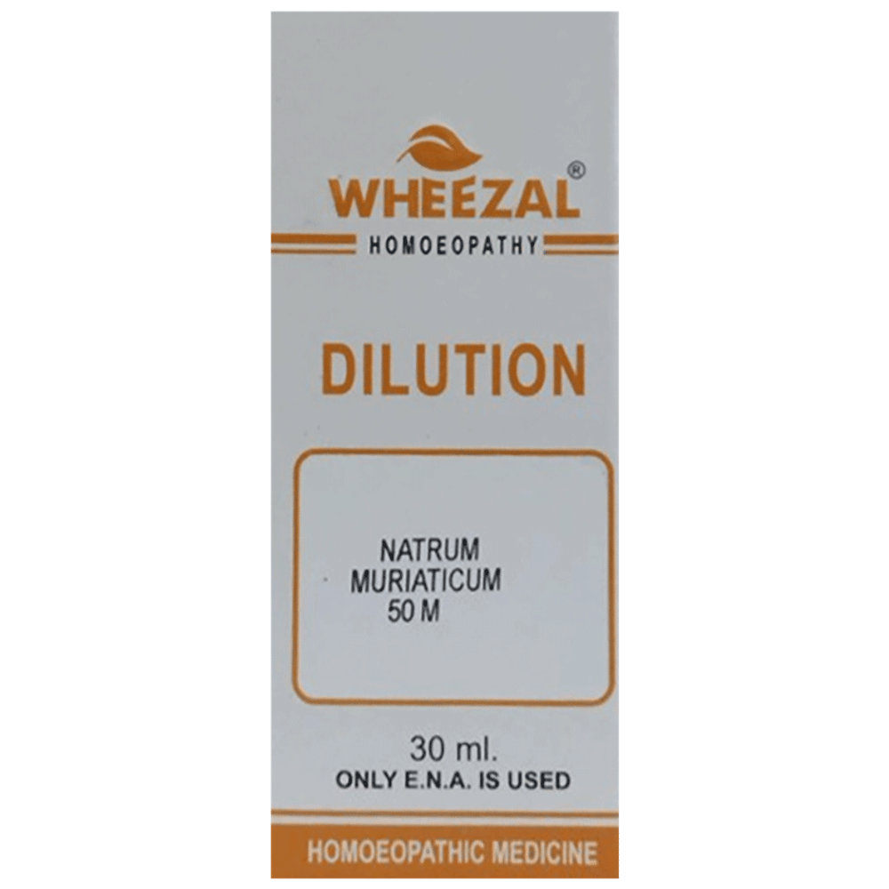 Wheezal Natrum Muriaticum Dilution 50M