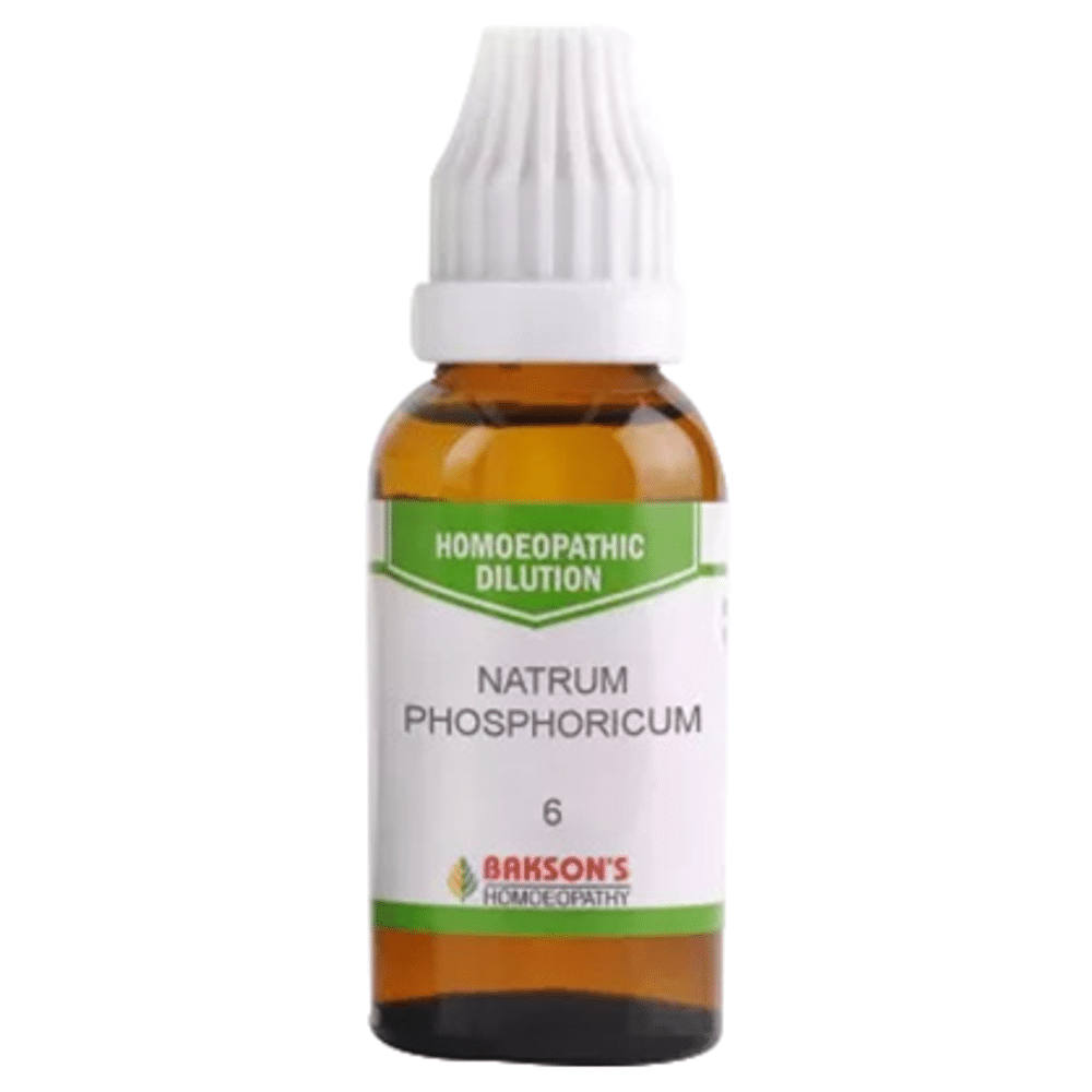 Bakson's Homeopathy Natrum Phosphoricum Dilution 6 CH