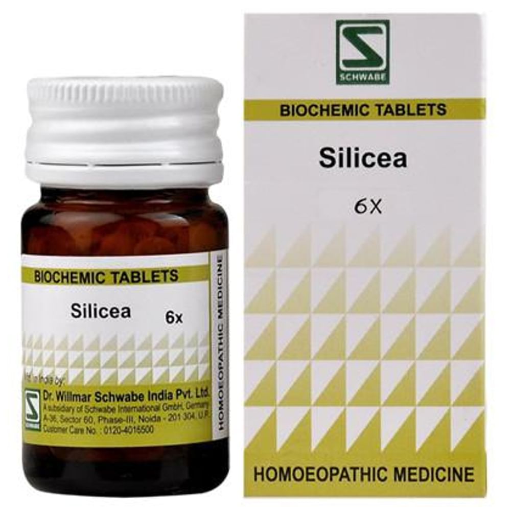 Dr Willmar Schwabe India Silicea Biochemic Tablet 6X