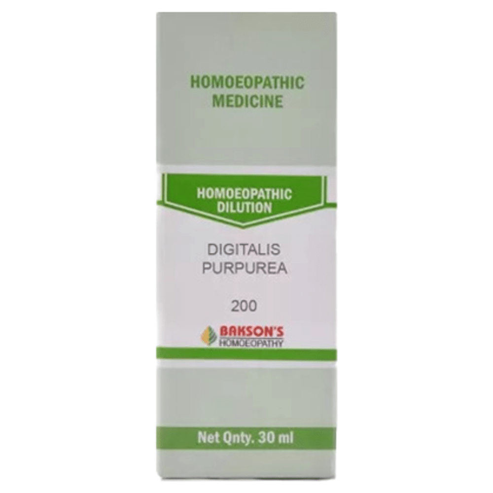 Bakson's Homeopathy Digitalis Purpurea Dilution 200