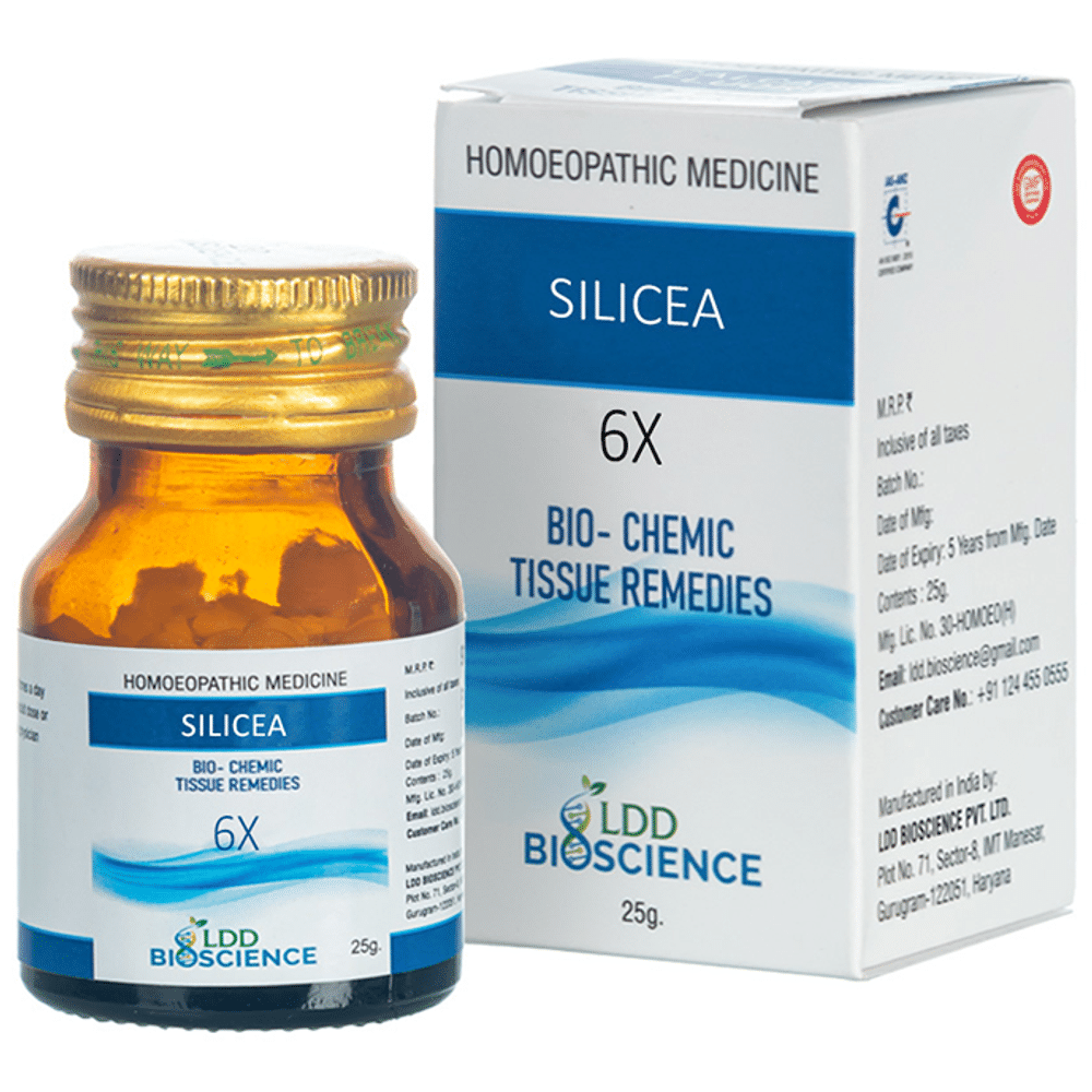 LDD Bioscience Silicea Biochemic Tablet 6X