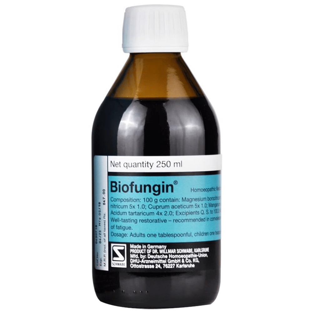 Dr Willmar Schwabe Germany Biofungin Syrup 