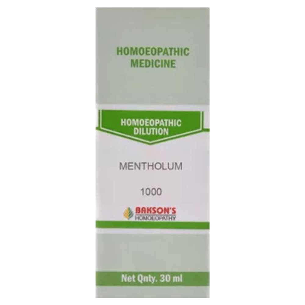 Bakson's Homeopathy Mentholum Dilution 1000 CH