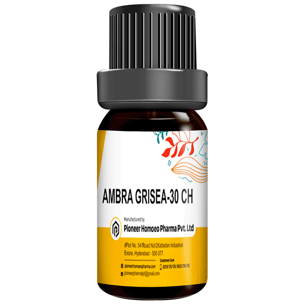 Pioneer Pharma Ambra Grisea Globules Pellets Multidose Pills 30 CH